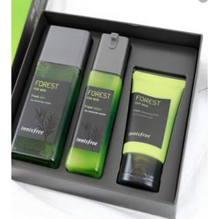 ชุดผลิตภัณฑ์ดูแลผิวInnisfree Forest for men Moisture special skin care set3in1