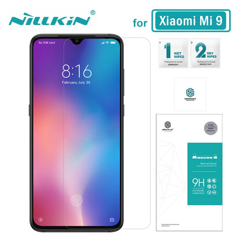 ฟิล์มกระจกสำหรับ Xiaomi Mi9 / Mi 9 Lite Nillkin Amazing H 0.33MM นิรภัยฟิล์มกระจกสำหรับ Mi 9