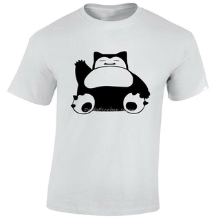 เสื้อยืดลําลอง แขนสั้น พิมพ์ลาย Snorlax คุณภาพสูง แฟชั่นฤดูร้อน สําหรับผู้ชาย ให้เป็นของขวัญSize S-5XL