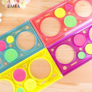 ☆Sl Kids Multifunction Spirograph Geometric Ruler Draft s Stationery Draw Toy