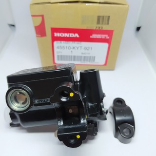 แม่ปั้มเบรคบน SCOOPY-I โฉมแรก 2009-2011 สีดำ ปั้มดิสเบรคหน้าตัวบน แท้ HONDA FRONT BRAKE MASTER CYLINDER