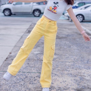 กางเกงยีนส์ yellow Jean pants 💛