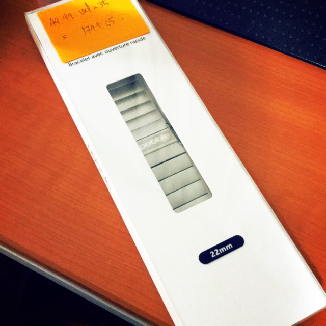 สายนาฬิกา Pebble Quick release watch band 22mm