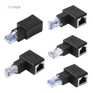 Marico-rj45 อะแดปเตอร์แปลงเครือข่าย ตัวผู้ เป็นตัวเมีย สําหรับ Cat5 Cat6 LAN