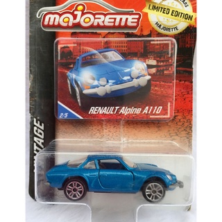 Majorette Renault Alpine A110 Vintage - Blue Color /Wheels D5S /scale 1/61 (3 inches) Package with Card