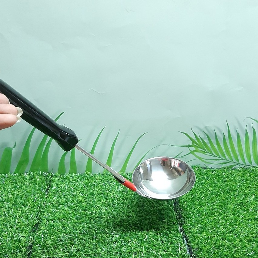 กระบวย ตราม้าลาย ขนาด4นิ้ว ด้ามยาว38ซม.เหล็กกล้าไร้สนิมSST304/ด้ามเมก้าไลท์ Zebra ทัพพี กระบวยสแตนเลสตราม้าลาย ( 1ชิ้น ) - รูปที่ 4