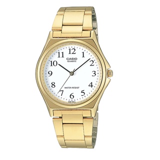 นาฬิกาCasio นาฬิกาข้อมือ ผู้ชาย  สายสแตนเลส รุ่น ( White/Gold ) ของใหม่ของแท้100% ประกันศูนย์ 1 ปี (henghengwatch)