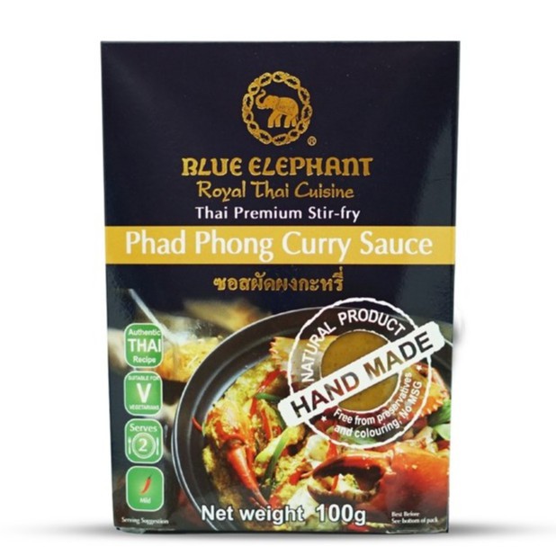 Blue Elephant Phad Phong Curry sauce 100g 1Ctn/6Pcs