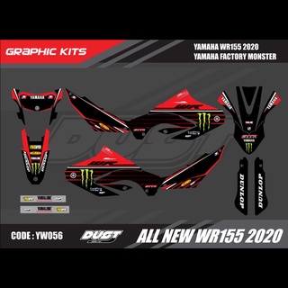 สติ๊กเกอร์วิบาก YAMAHA WR155R 2020 ทั้งคัน Graphic kit สติ๊กเกอร์เคลือบเงา สุดคุ้ม