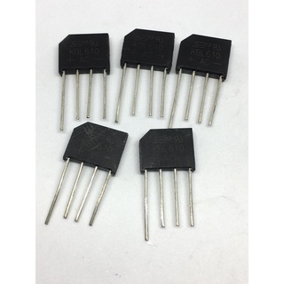 KBL610 6A 1000V Single-Phase  Bridge Rectifierแพ็ค10ตัว