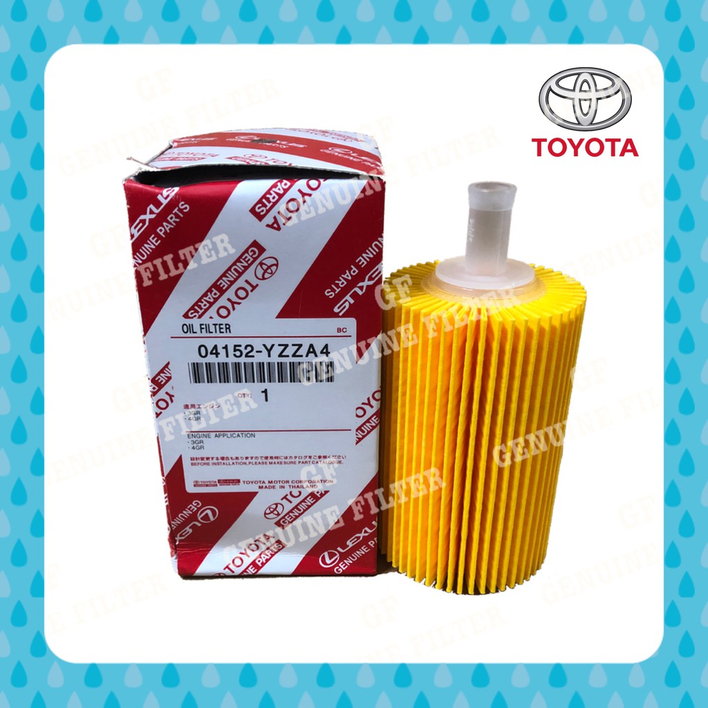 กรองน้ํามันเครื่องTOYOTA ELEMENTสําหรับLAND CRUISER URJ202 VDJ200 LEXUS LX570 URJ201 04152-YZZA4 041