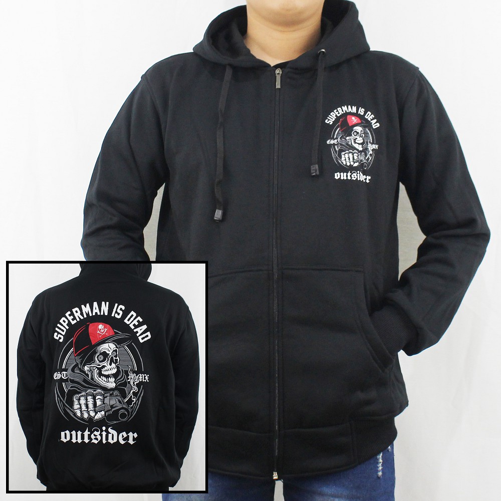 SUPERMAN IS DEAD HOODIE JACKET ML XL XXL 03 - เสื้อแจ็คเก็ตเพลง SID - SUPERMAN IS DEAD HEAVY METAL J