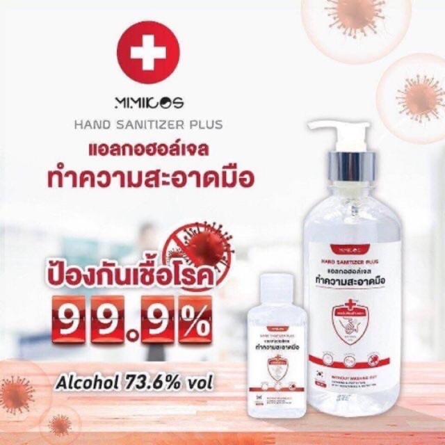 🔥พร้อมส่ง🔥 แอลกอฮอร์ เจล ล้างมือ Alcohol Jel hand sanitizers 300 ml. #Mimikos Formula from Korea