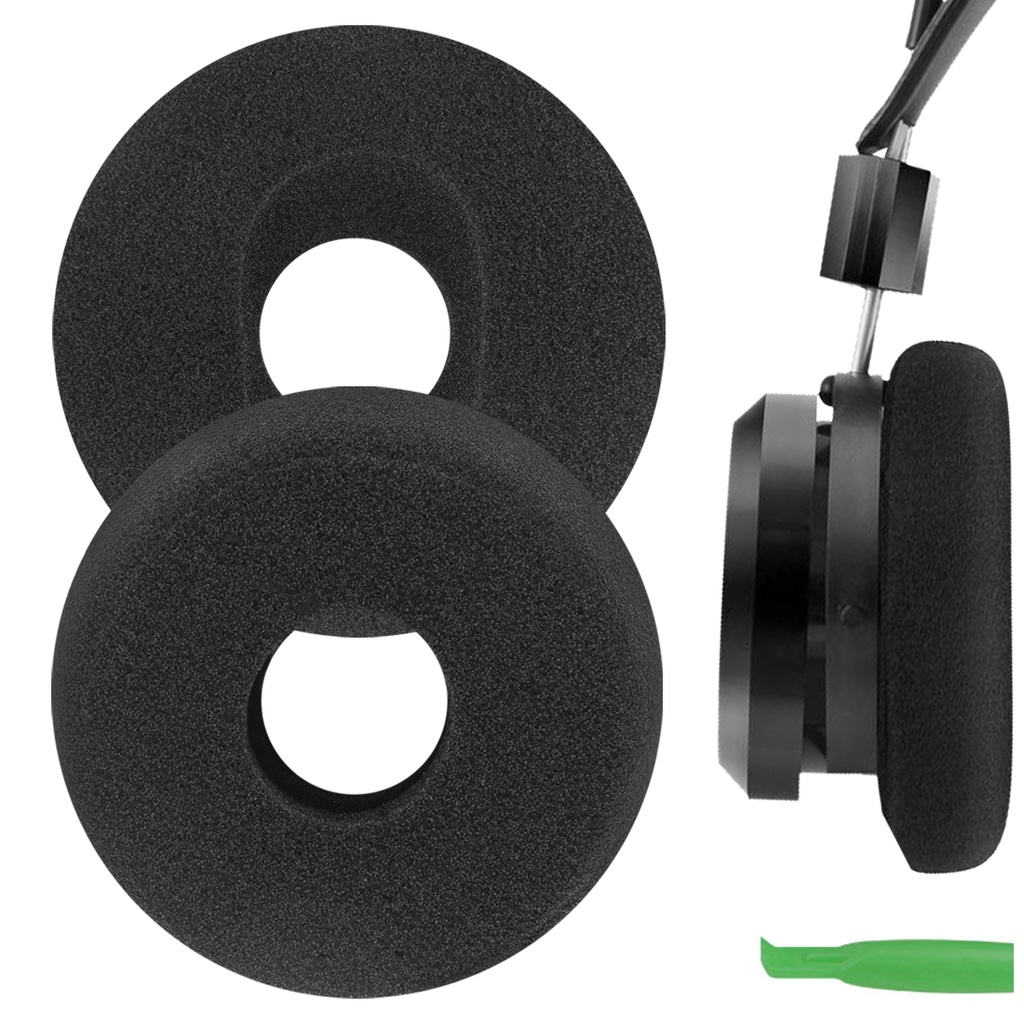 Geekria โฟมแผ่นรองหูฟังสําหรับ GRADO PS1000, GS1000i, RS1i, RS2i, SR325IS, GW100x หูฟังแผ่นรองหูฟัง,