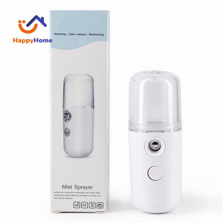 Happy_home2021 แบบพกพา เครื่องพ่นไอนำ้ พ่นหน้า  เครื่องพ่นสเปรย์ความชื้นนาโนขนาด 30 ml เครื่องพ่นไอน้ำนาโน - รูปที่ 3
