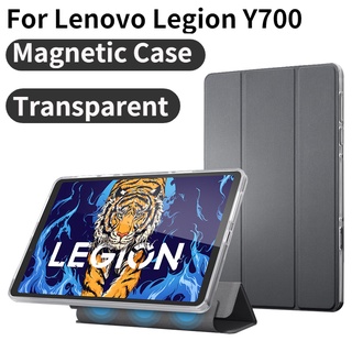 เคสโทรศัพท์มือถือ TPU แบบใส บางพิเศษ พร้อมแม่เหล็ก สําหรับ Lenovo Legion Y700 8.8 นิ้ว 2022 TB-9707F