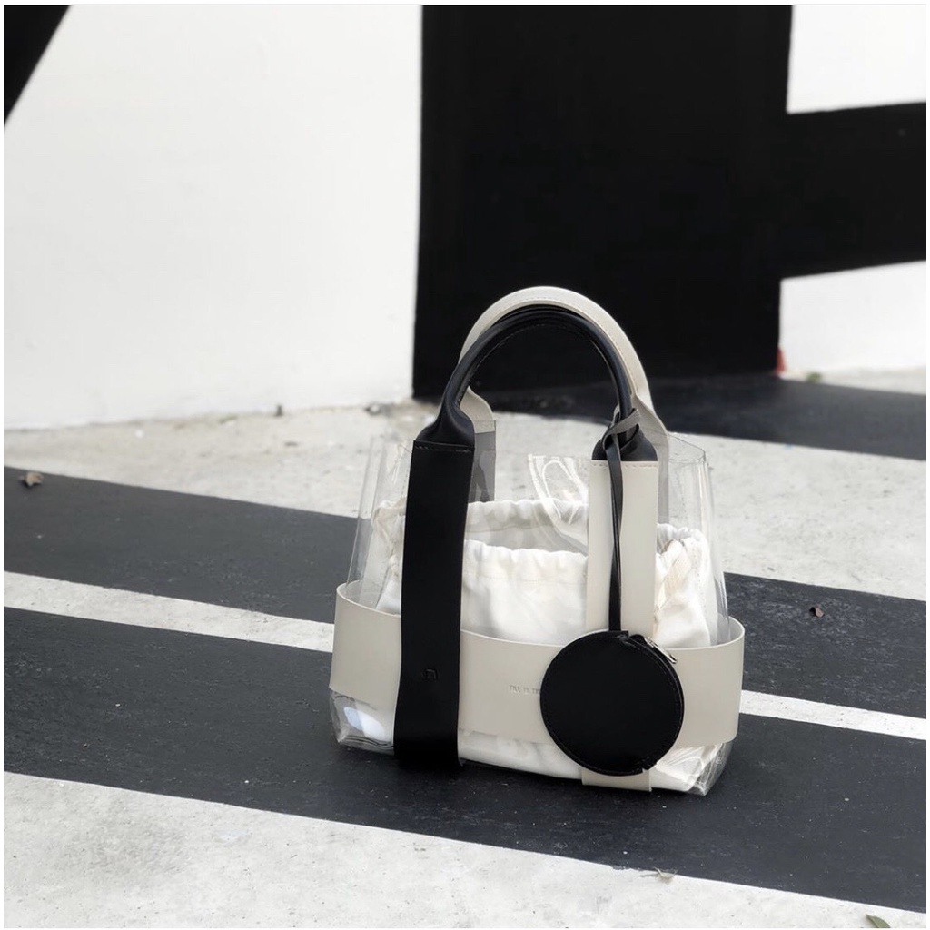 Fill in the bag กระเป๋าผ้าซับในสีครีมใส่ด้านในกระเป๋ารุ่น Sunray