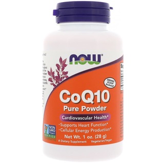 🔥Pre สินค้าอเมริกา🇺🇸Now Foods CoQ10, Pure Powder, 1 oz (28 g)