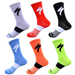 Men Professional Sports Cycling Socks Bicycle Mountain Bike Women Running Sock Kaos Kaki Pria Wanita ถุงเท้าปั่นจักรยาน  ถุงเท้ากีฬา