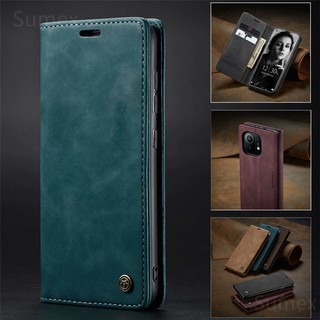 เคสมือถืออเนกประสงค์สำหรับ Xiaomi MI11 XIAOMI11 M I 11 MI 11 Lite 11LITE MI11LITE XIAOMI11LITE 5G กระเป๋าสตางค์แม่เหล็กสีบริสุทธิ์, แฟชั่นสไตล์ธุรกิจยืนกรณี, ปลอกกันกระแทก, Caseme พลิกปกหนัง