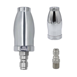 PCF* Quick Connect Turbo Nozzle Spray Nozzle 1/4" Quick Connection 3600PSI 3.0G PM for Cold Water Pressure Washers