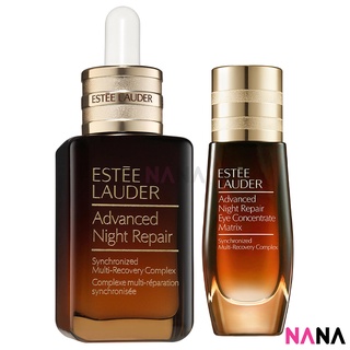 Estee Lauder Advanced Night Repair Skincare Set: Synchronized Recovery Complex II 50ml + Advanced Night Repair Eye Concentrate Matrix 15ml เซตสกินแคร์บำรุงยามค่ำคืน บำรุงรักษาแบบเข้ากัน 50ml + เซรั่มลดเลือนริ้วรอยยกกระชับรอบดวงตายามค่ำคืน 15ml