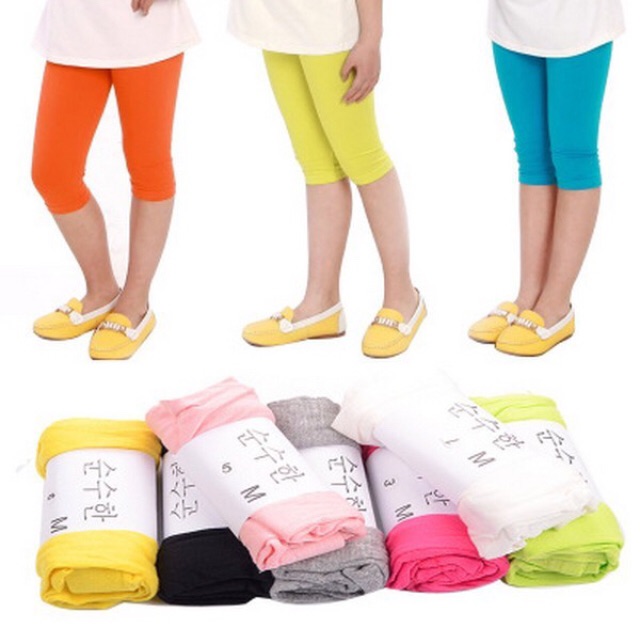 BP1000A เลคกิ้งสีลูกกวาด ขา 7 ส่วน ผ้าคอตตอนโมดาล (1-2ข/3-4ข/5-6ข)