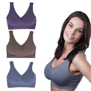 Getzhop Sport bra เสื้อชั้นใน กระชับหน้าอก เนื้อผ้านุ่มใส่สบาย Set 3 ตัว ( สี Neutrals ) ไซส์ S