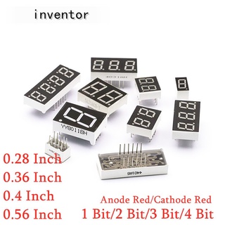 1Pcs 0.28 Inch Digital Tube LED Display 1Bit 2Bit 3Bit 4Bit Display Common Anode / Cathode 0.28"/0.36"/0.4"/0.56" 7 Segment Red