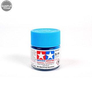 Tamiya 81514 Acrylic Mini X-14 Sky Blue 45032837 (สี)