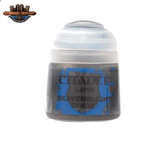 [BSAพร้อมส่ง] Citadel : LAYER: SKAVENBLIGHT DINGE (12ML) สีอะคริลิคสำหรับทาโมเดล