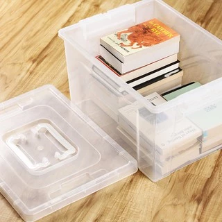 กล่องพลาสติก อเนกประสงค์ ทรงสูง ขนาด 22 ลิตร (No.298 สีใส)