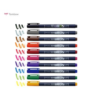 Tombow Fudenosuke ชุดแปรงแต่งหน้า 10 สี Ws - Bh