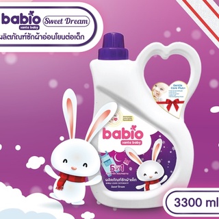 Babio Santa Baby ผลิตภัณฑ์ซักผ้าเด็ก ขนาด 3300 มล. กลิ่น Sweet Dream