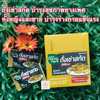HandyHerb ถั่งเช่าสกัด 300 มก. บำรุงรุ้งร่างกายทุกระบบ ชนิดซ…