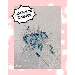 510 OHM 1W RESISTOR  30ชิ้น/1ชุด