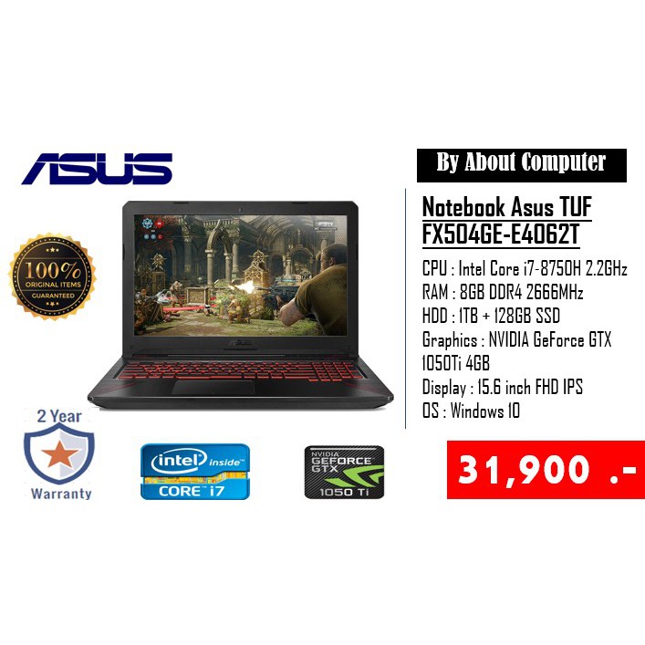 Notebook Asus TUF FX504GE-E4062T