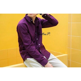 DARK PURPLE JAPANESE OXFORD SHIRT