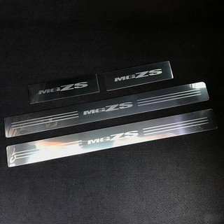 ลด15% โค้ด"SPRSEP1" สคัพเพลท MG ZS กันรอย ชายบันได scrub plate