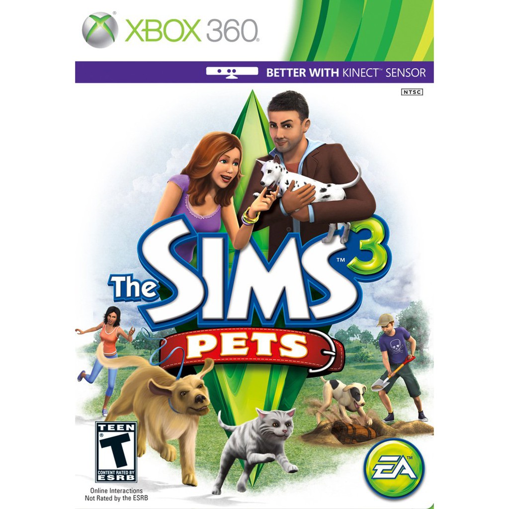 แผ่น XBOX 360 : The Sims 3 Pets  ใช้กับเครื่องที่แปลงระบบ JTAG/RGH