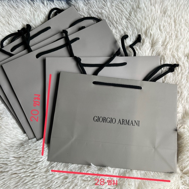 ถุงArmani อามานี่ ของแท้ สีเทา