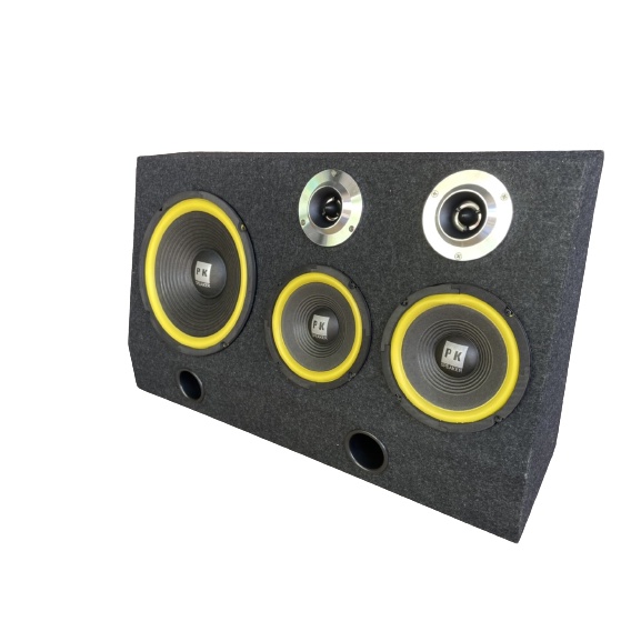 DS sound ตู้ลำโพงสำเร็จรูปเสียงกลางPK10นิ้ว+6นิ้ว ตู้ลำโพงบ้าน เครื่องเสียงรถยนต์ ตู้ซับเบส ให้พลังเสียงที่ชัดเจน