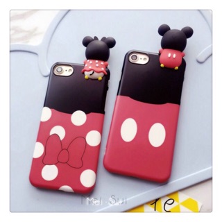 เคสมิกกี้ เคสมินนี่ เกาะ นิ่มทั่งอัน 2ลายใหม่ งานสวย คลุมเครื่องi6,6+,7,7+