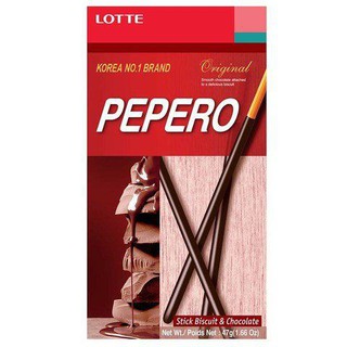 Lotte  Pepero Original 47g  ซื้อ 1 ฟรี 1 Lotte Pepero Original 47g ซื้อ 1 ฟรี 1