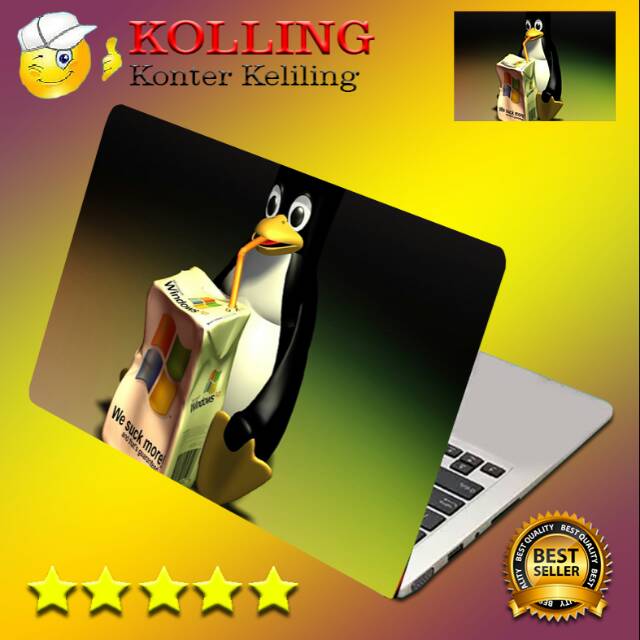 Garskin Laptop Linux juice Windows Skin Laptop Laptop Sticker