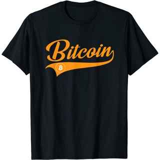 เสื้อยืดโอเวอร์ไซส์เสื้อยืด พิมพ์ลายโลโก้ Bitcoin Btc สไตล์สปอร์ต แฟชั่นคลาสสิก สําหรับผู้หญิงS-3XL