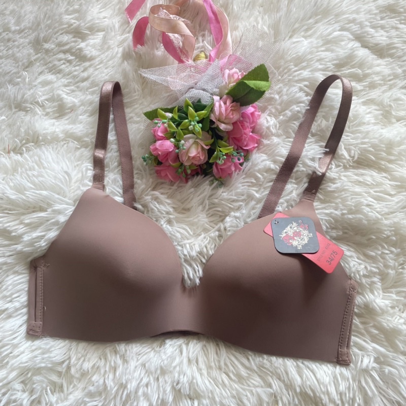 🔻#8123 เสื้อชั้นในไร้โครง บราเพื่อสุขภาพป้ายโนบรา คัพ A