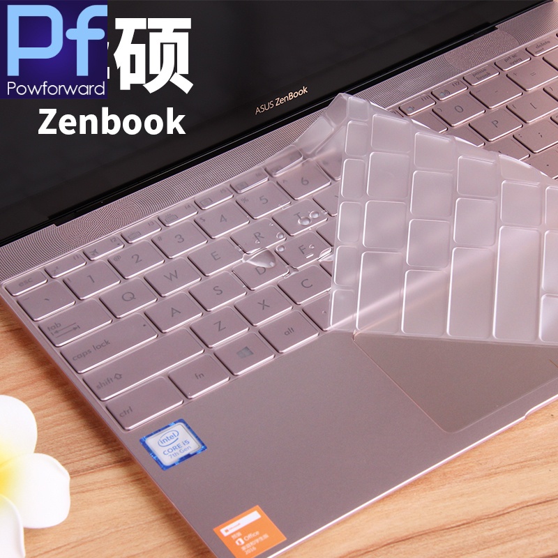 For ASUS ZenBook Deluxe UX490 UX490UA 14 inch for ASUS ZenBook 3 ux390ua UX390 12.5 inch TPU Ultra Keyboard Cover Protec