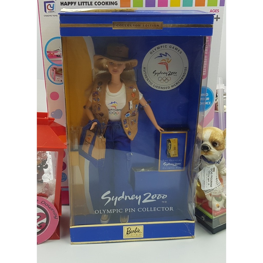 บาร์บี้งานกล่องมือ1 BARBIE DOLL 1999 SYDNEY 2000 OLYMPIC PIN COLLECTOR ..