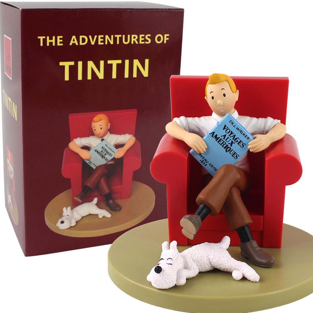การผจญภัยของ Tintin โซฟาสีแดงหิมะ Action Figure ของเล่นตุ๊กตา Brinquedos Figurals คอลเลกชันชุดของขวัญ